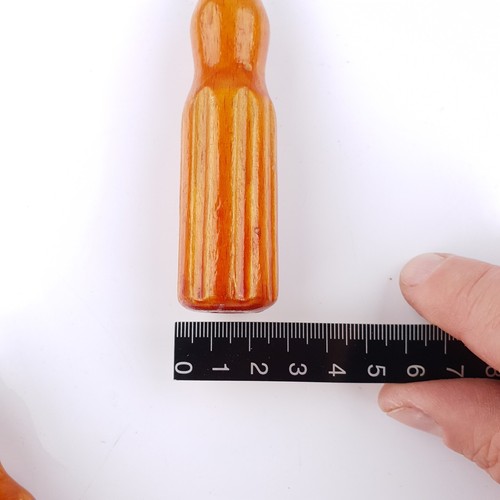 3x NOS Screwdriver Wood Handles for Porsche 356 A B or Pre A Tool Bag Kit - Picture 10 of 12