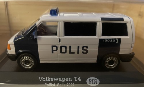 Altaya; 1:43 Scale 2000 Volkswagen T4 POLIS (Finnish Police) Factory Sealed