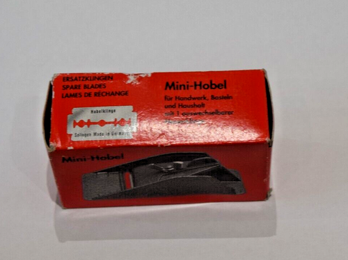 Mini Plane Solingen Made in Germany New Old Stock Vintage retro tool - Picture 5 of 13