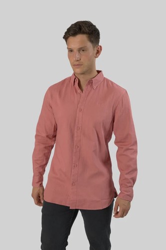 Camicia uomo manica lunga tinta unita lavoro business party casual abito top nuova - Foto 5 di 27
