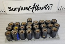 Rolls Black Hot Stamping Foil Thermal Transfer Ribbon 7.5CM x 61M x 24 Rolls