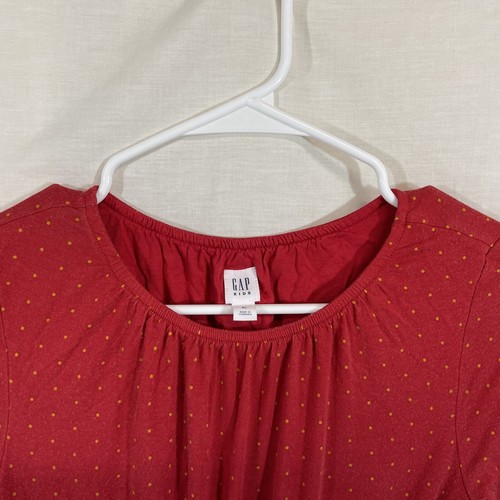 Girls Gap Kids Red Long Sleeve Dress XL - Picture 2 of 4
