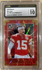 2020 Donruss Patrick Mahomes Elite Series #ES-PM CSG 9 KC Cheifs