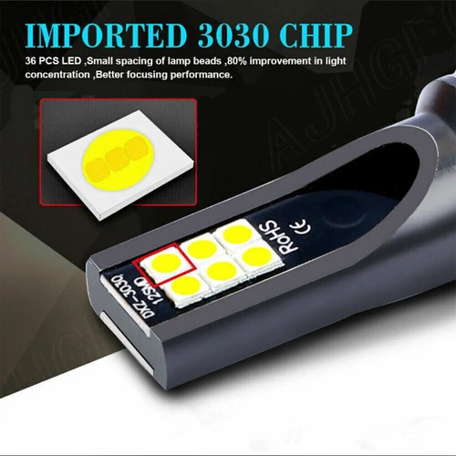 6000K 5202 H16 LED Fog Light Bulbs 2X Fog Light Bulb White High Power DRL Lamps - Picture 12 of 15