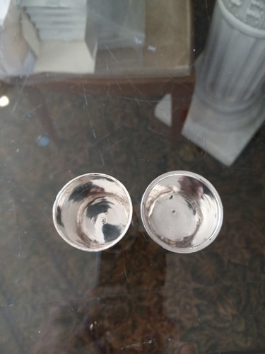 Theodor Tonnelier French Sterling Silver Shot Glasses Liqueur Liquor Cups - Picture 2 of 4