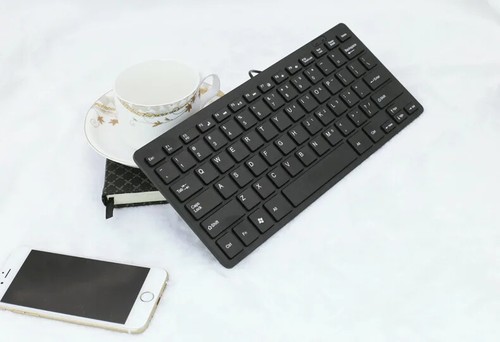 Ultra-Thin Wired Keyboard USB Mini Multimedia 78 Keys PC Laptop Gaming Keyboard - 第 18/33 張圖片