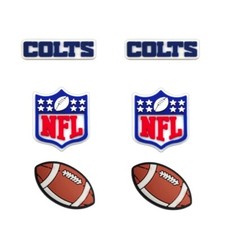 NFL Indianapolis Colts Football Team For Crocs Shoe Charms Jibbitz - 6 pieces