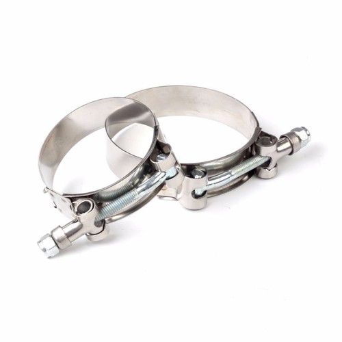 5x Premium 301 Stainless Steel T-Bolt Turbo Silicone Hose Clamp OD 1.5" 38-43mm