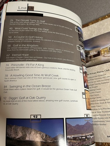 PRESIDENT TRUMP 2001 The Affluent Golfer Magazine Cover FULL Profile VOL.1 ISS.2 - Picture 4 of 13
