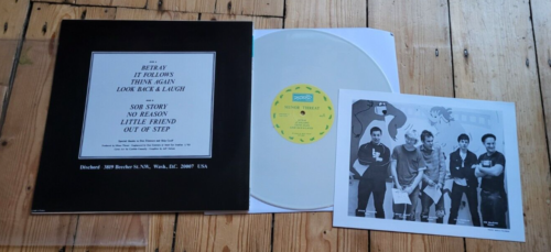 Minor Threat Out Of Step Ltd White LP 2007 Reissue Hardcore punk Fugazi Dischord - Picture 2 of 2