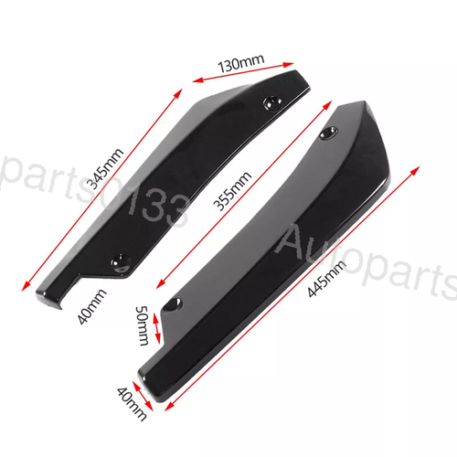 For Hyundai Genesis GT Front Bumper Lip Strut Rods Side Skirts Rear Diffuser - Picture 8 of 12
