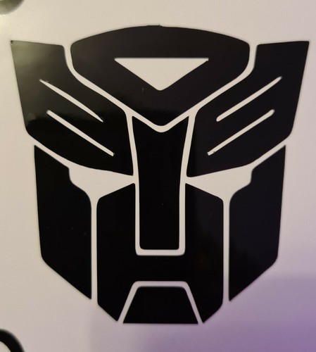 2x TRANSFORMERS Naklejka Autobot Naklejka Film BumbleBee Fandom - Zdjęcie 1 z 3