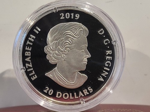 (L1092) Canada 2019 1oz .999 Silver " Lest We Forget " With Murano Glass Poppy - Picture 5 of 10