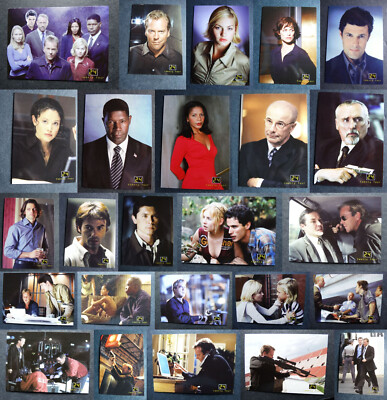 2003 Comic Images 24 Season 1 & 2 Tv Show Card Complete Your Set You U Pick 1-90