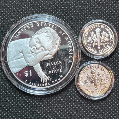 2015 MARCH OF DIMES SPECIAL SILBER SET mit BOX COA mit REV-PROOF-DIME #13M2 - Bild 4 von 6