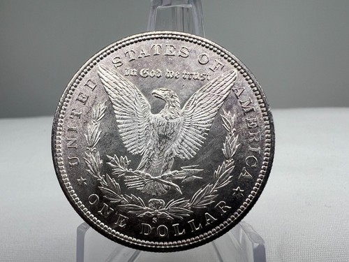 1880-S Morgan Silver Dollar - Picture 2 of 2