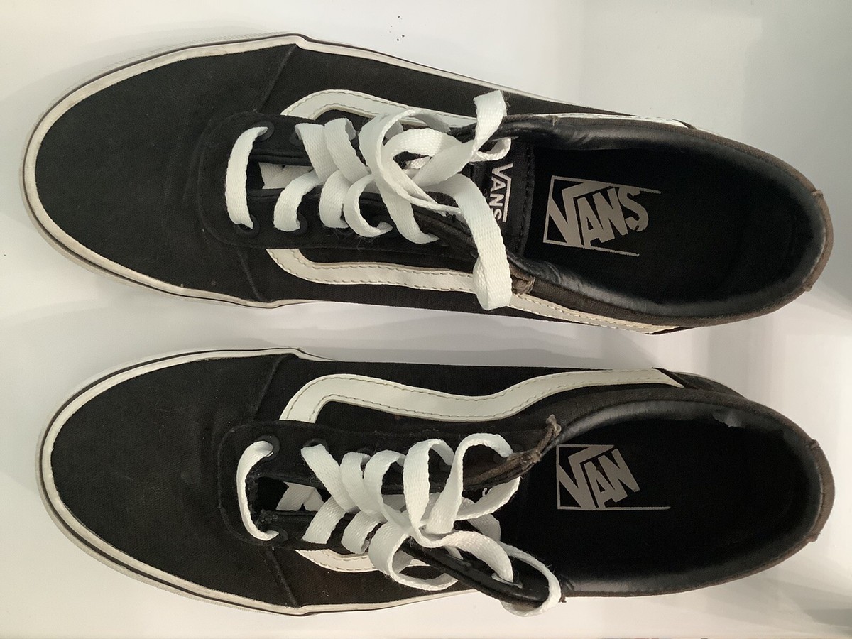Women 9- VANS Old Skool Black White Pre-owned | eBay Women 9- VANS Old Skool Black White Pre-owned | eBay