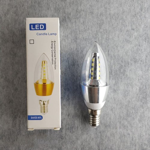 E14 5W LED Candelabra Light Bulb, 110V, Warm White 3000K, 40W Equivalent,1 Piece - Picture 1 of 6