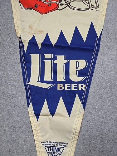 Cleveland Browns Pennant Miller Lite Large Hanging Vertical Banner - Picture 3 of 15