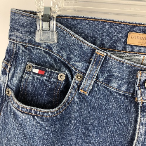 Jeans Tommy Hilfiger Talla 3 Juniors Bootcut 100% Algodón Azul Denim 2004 - Imagen 4 de 12