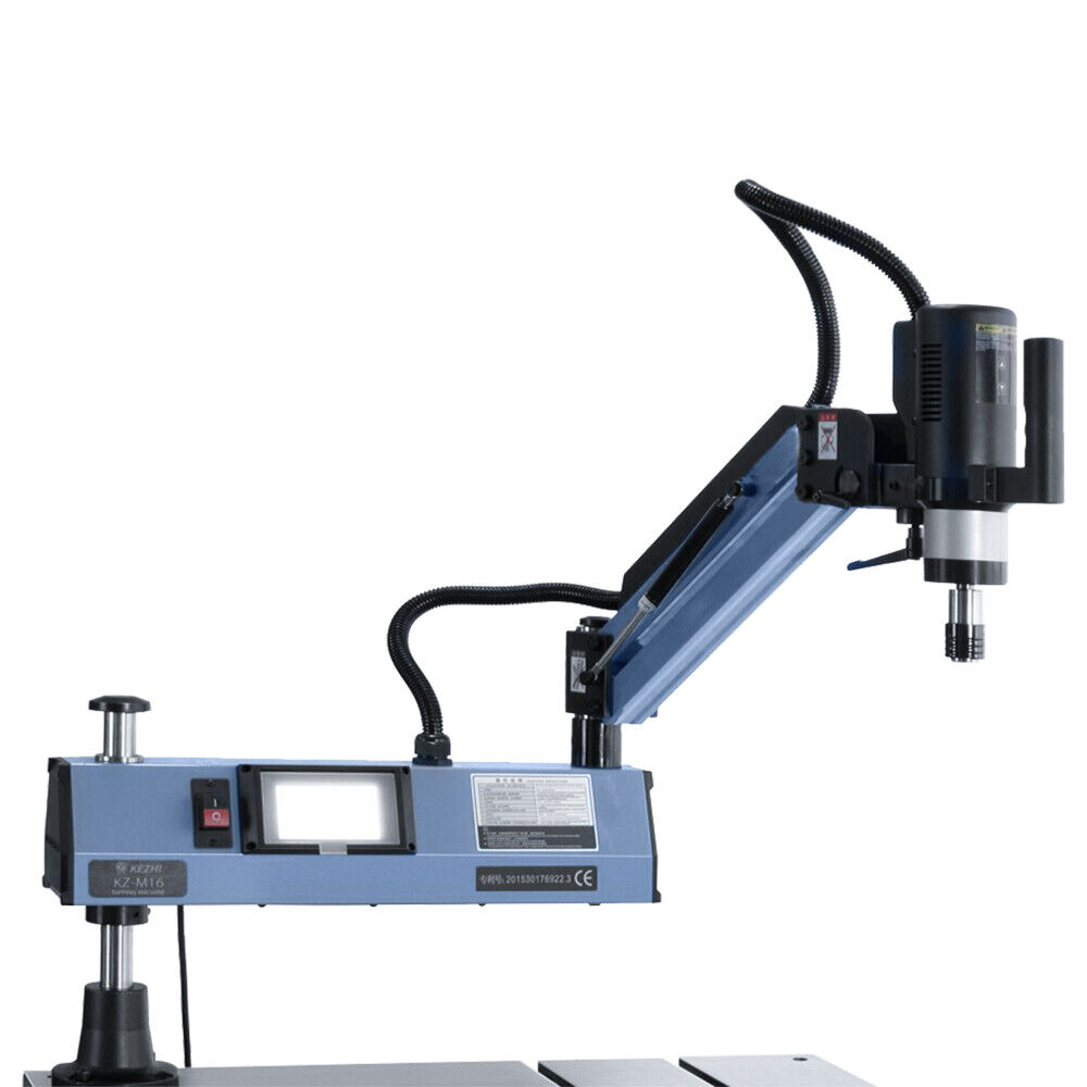 360° M3-M16 Electric Tapping Machine Tapper Arm Touch Screen Drilling Machine US - Picture 3 of 7