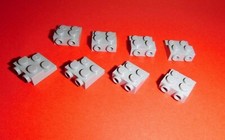 NEU plate , modified LEGO 99206 5x Platte 2x2x2//3 SNOT Konverter hellgrau