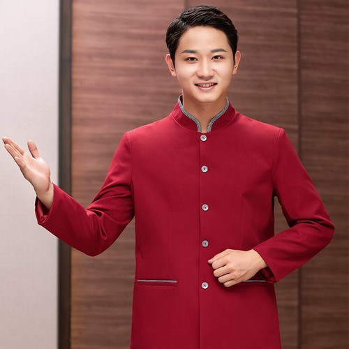 Men Women Unisex Long Sleeve Chef Coat Jacket Kitchen Workwear Cooking Uniform - Picture 25 of 32