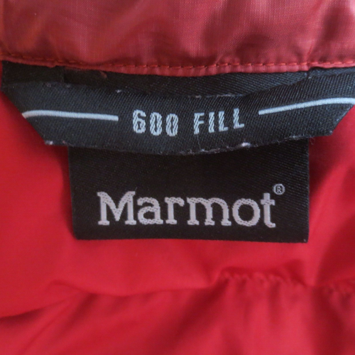 Marmot Ares Jacket Mens Large Purple Red Full Zip 600 Down Fill Outdoor Gorpcore - Picture 7 of 15