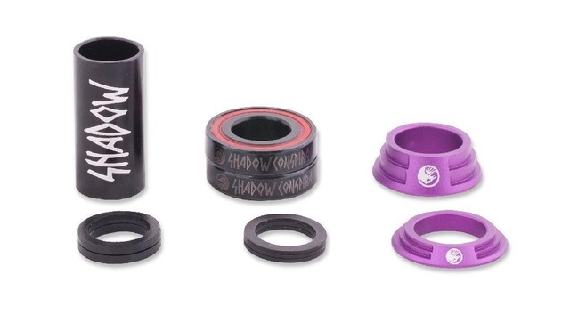 TSC The Shadow Conspiracy BMX Corvus Spanish Bottom Bracket Purple 22mm