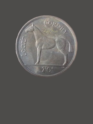 Scarce 1954 Ireland Half Crown Copper-Nickel Coin - XF+ (Extra Fine) condition - Picture 3 of 4