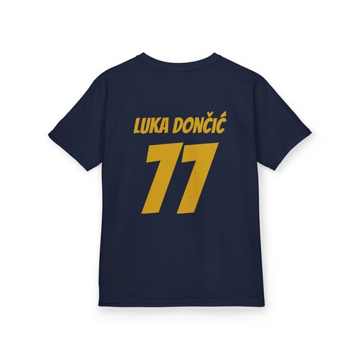 Luka Doncic #77 Youth Shirt - L.A Lakers - NBA Basketball Jersey Graphic Tee - Picture 45 of 57