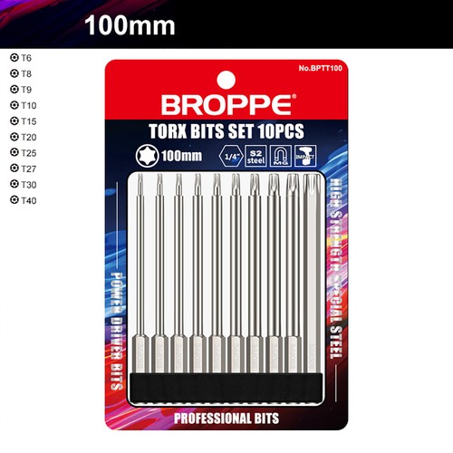 Magnetic Impact Drill Torx Screwdriver Bits 50/150mm T10 T15 T20 T25 T27 T30 T40 - Picture 9 of 22