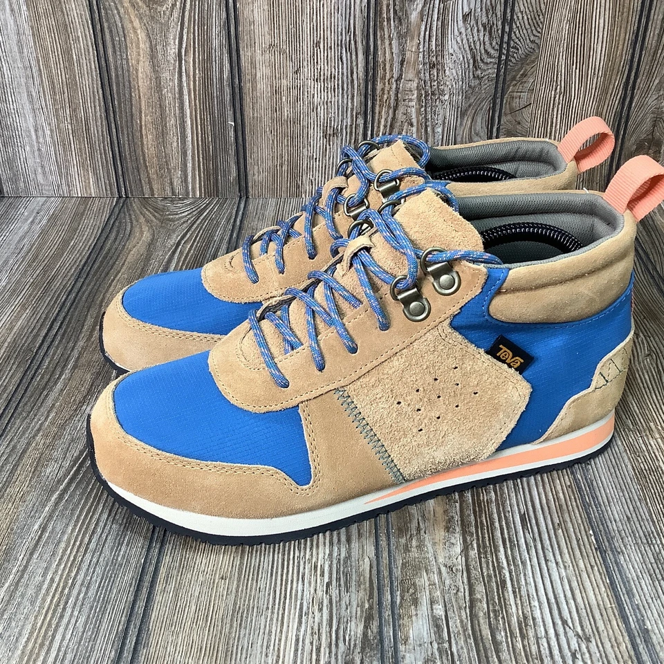 Zapatillas deportivas con cordones Teva Highside 84 Mid 1125671 color tostado y azul talla 9,5 EE. UU. Foto 3 de 4