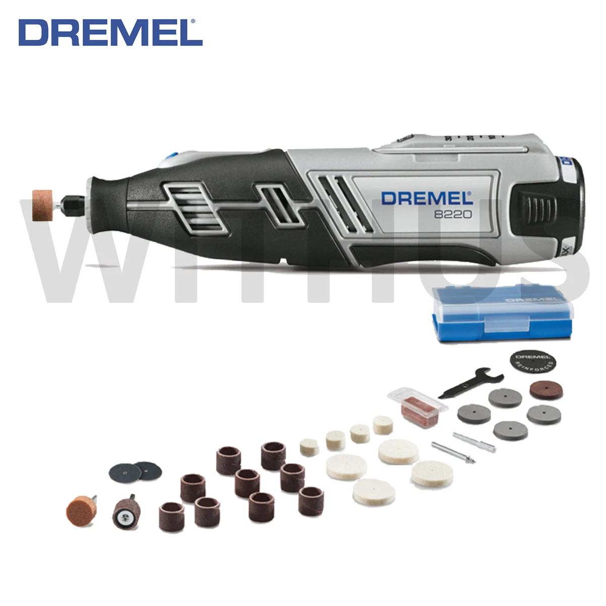 DREMEL 8220-1/5 Rotary Multi Tool Kit, Cordless, 12 V, 35000 rpm