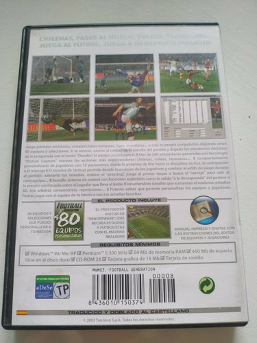 Football Generation MVM - Game For PC CD-Rom - Picture 2 of 4