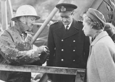 Per Lundstrom Princess Sibylla And Mr. Orelius Stockholm 1961 Old Photo