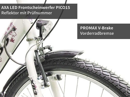 XB3 Kinderfahrrad 20 Zoll Shimano Nabendynamo Nexus 3 Gang StVZO Rücktrittbremse - Bild 5 von 7