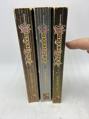 Dragon Lance "Legends" Volume 1, 2 & 3 Paperback 1986 1988  - Picture 3 of 12