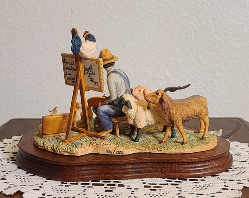 Lowell Davis "The Critics" Figurine Painter (Lowell Davis) And Animals - Bild 4 von 11