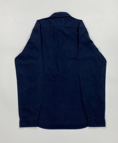 Camicia Uomo Blu Navy PS Paul Smith Media M Vestibilità Sartoriale Zebra Infradito Polsini B - Foto 5 di 14