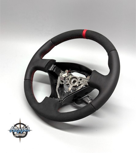 Subaru Impreza WRX STI GD Steering wheel custom made ! Reupholstered ! - Picture 2 of 3