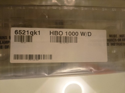 ✅ OSRAM HBO 1000 W/CL Mercury Short Arc Lamp – New - Picture 4 of 7