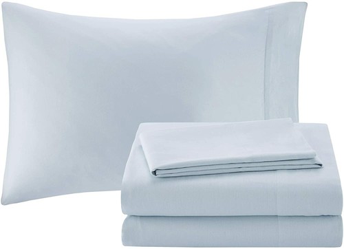 SCHÖNES 12-TEILIGES LUXURIÖSES ELEGANTES BRAUN SILBER GRAU BLAU BETTWÄSCHESET & LAKEN - Bild 6 von 8