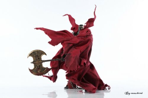 1/12 Scale Rode Custom Deluxe Spawn Red Wired Cape for Mcfarlane Only Cloak - Picture 5 of 6