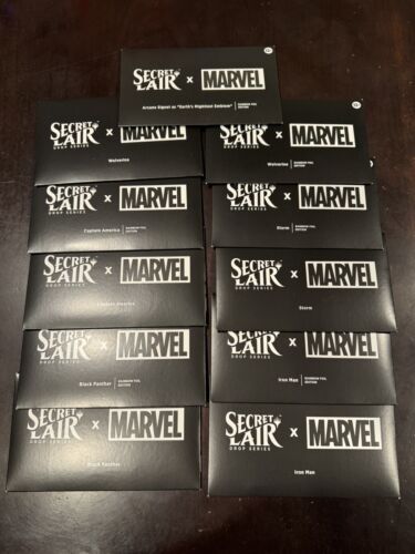 Secret Lair Marvel The Heroic Everything Bundle Foil Nonfoil + ARCANE SIGNET