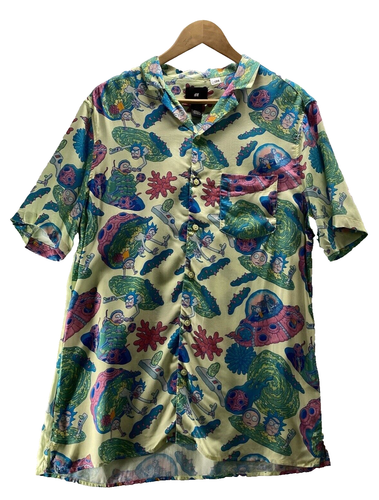 Camisa hawaiana multicolor de tamaño medio abotonada de H&M - Imagen 1 de 12