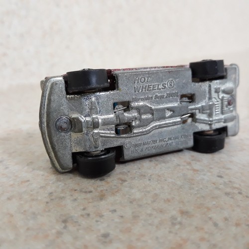 Vintage 1969 Hot Wheels Redline Mercedes Benz 280SL HK Red/ White Int. - Picture 11 of 14