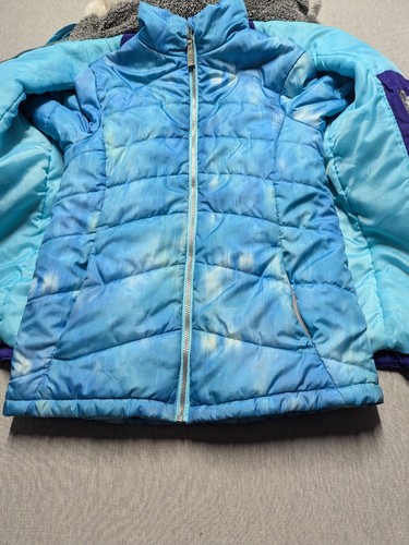 Zero Xposur 3-in-1 warmer Winter Mantel Jacke Mädchen XL (16) lila Fell gefüttert Kapuze - Bild 7 von 10