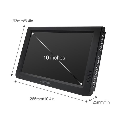 10"1080P HD Digital Portable Car TV HD ATSC-T/T2 LED 12V Player MP4 Player AU - Picture 7 of 19
