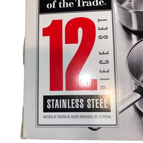 Tools of the Trade Stainless Steel 12-Piece Cookware Set ~ Brand New In Box - Picture 3 of 6